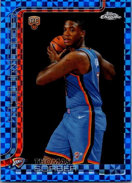 2025-26 Topps Chrome - Thomas Sorber #265 Blue X-Fractor (RC)