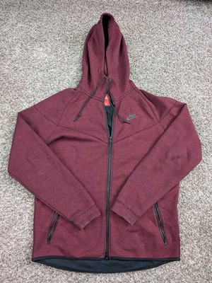 Nike Tech Fleece Windrunner Full Zip Jacket XL Heathered Maroon