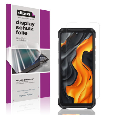 4x Schutzfolie klar für Cubot KingKong Power 5 Displayschutzfolie Folie Display