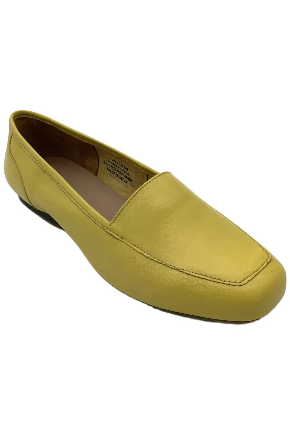 ARRAY Womens Freedom Slip-On Leather Loafers Yellow 7790₽