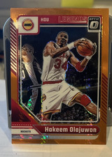 2024-25 Panini Donruss Optic Orange Prizm Hakeem Olajuwon Rockets #249 /299