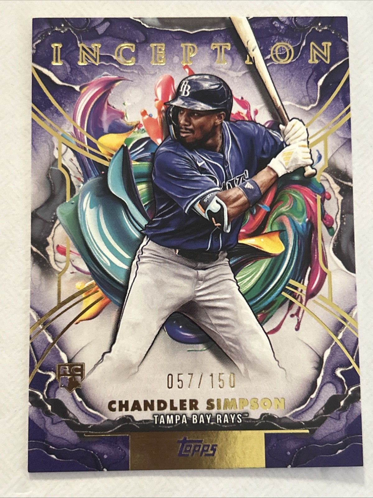 2025 Topps Inception Chandler Simpson RC Purple /150 #73