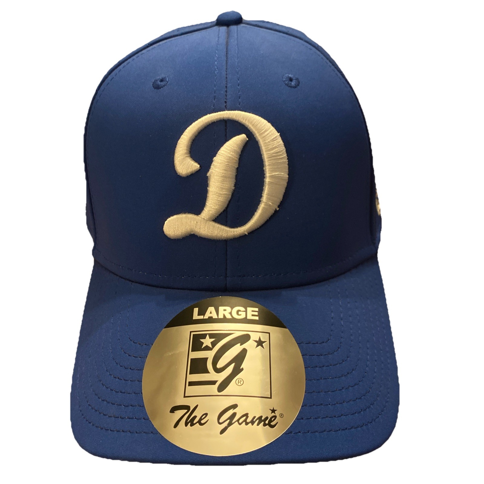 Los Angeles Dodgers The Game Blue “D” Fitted Hat Size Large Style GB904