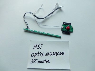 MSI OPTIX MAG321CQR 32in CURVED MONITOR ON-OFF BOARD  ...BRAND NEW