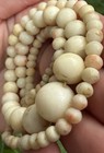 Antique Natural Angel skin Coral bead graduated Necklace  broken for repair — photo 4
