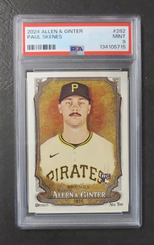 2024 Allen & Ginter Paul Skenes Pirates RC PSA 9 WD