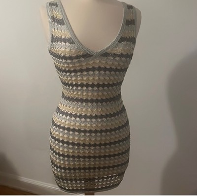 Solid & striped Lalo Tunic Laceup. Size S