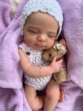 Bambola Reborn in silicone morbido 6 pollici bambina Pascale realistica neonato bambola carina fo