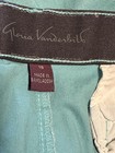 gloria vanderbilt pants plus size 18 Green Teal Cropped  — photo 6