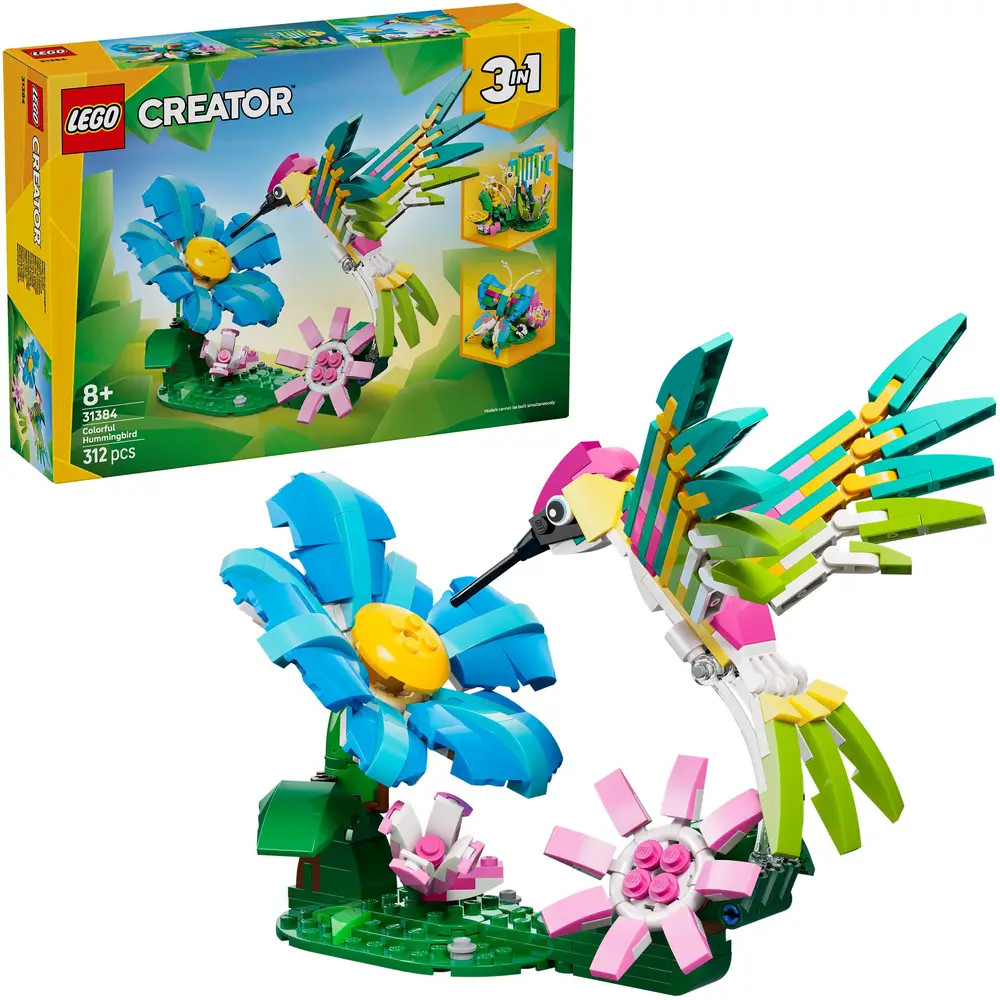 LEGO® CREATOR 31384 Wilde Tiere: Bunter Kolibri, NEU & OVP - Bild 6