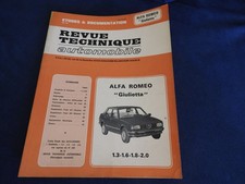 Revue technique Alfa Romeo GIULIETTA