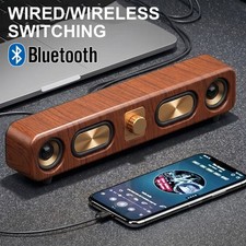 Altavoces Bluetooth para computadora barra de sonido inalámbrica estéreo sonido de graves para PC de escritorio