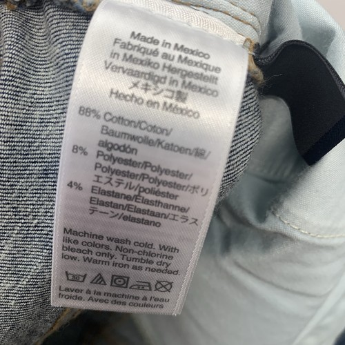 Madewell 10" High Rise Skinny Jeans Woman Plus Sz 37 Blue Fade Stretch Pockets - Picture 7 of 10