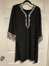 Black Embroidered Co-ords 2PC Winter Dress Suit Indian Pakistani Suit Dress