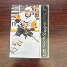Upper Deck 2021-22 Extended Series Young Guns Kasper Bjorkqvist #714 Penguins