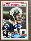 Jack Lambert Autographed  1982  Topps Football Card #213 Steelers W/ Ticket Stub