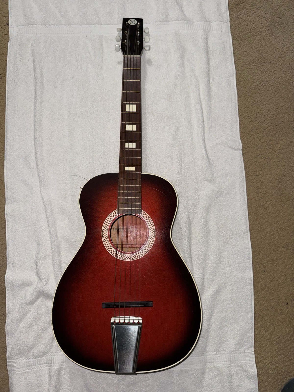 Sears Roebuck Harmony Stella 1972 Vintage Acoustic Guitar Model 319