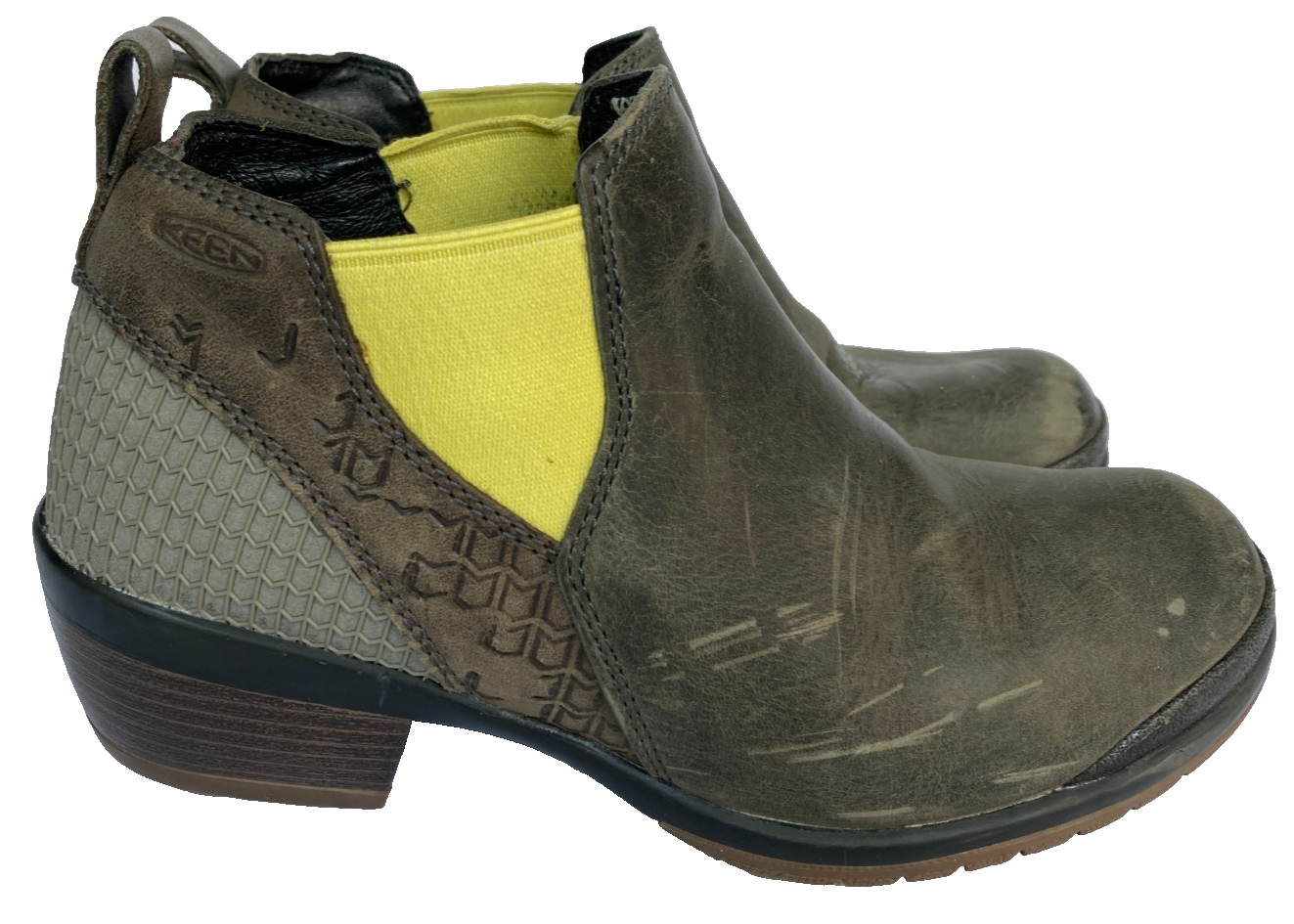 Keen Stivaletti da donna Morrison Chelsea in pelle nera (taglia 5 5)