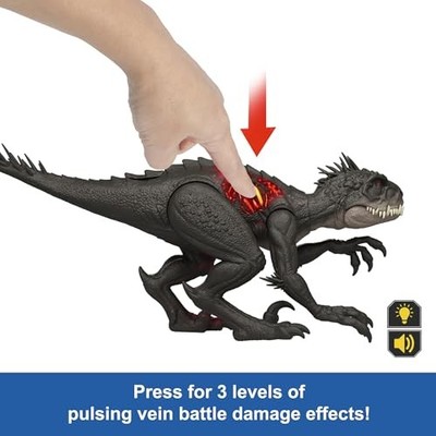 Mattel Jurassic World Shining Scorpio Rex Figure 36.9cm Dinosaur