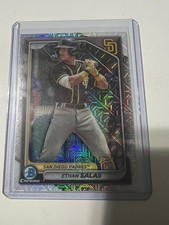 2024 Bowman Chrome Mega Box Ethan Salas Mojo Refractor Padres BCP-102