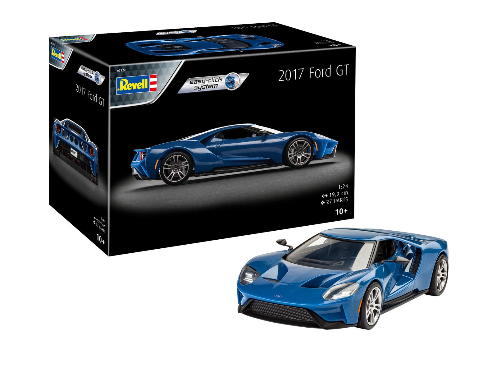 Revell of Germany 07824 1:24 2017 Ford GT Sports Car Plastic Model Kit