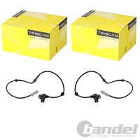 2X Triscan ABS-SENSOR Raddrehzahl Hinten Passend FüR CitroËN Berlingo Peugeot PA