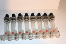 Wilger 8 Column Flow Indicators Monitor Manifold w/1/4" quick attach ports
