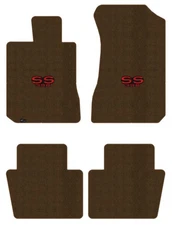 Lloyd Luxe Front & Rear Mats for '65-68 Chevy Bel Air w/Red on Black SS 396