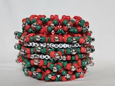 Mega Rotating Christmas Kandi Cuff Check Description! Christmas 🎄🎅🎄 