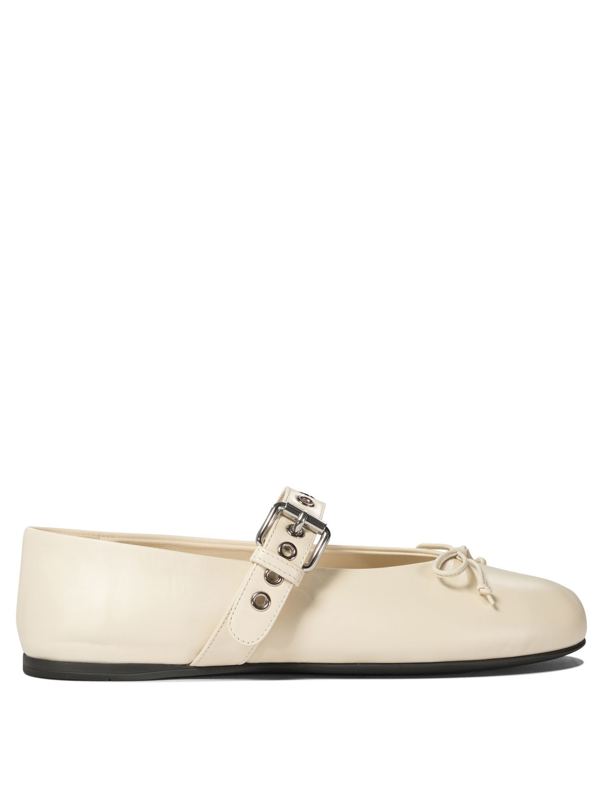 Кожаные балетки Miu Miu Размер EU 37 Женские 168290₽