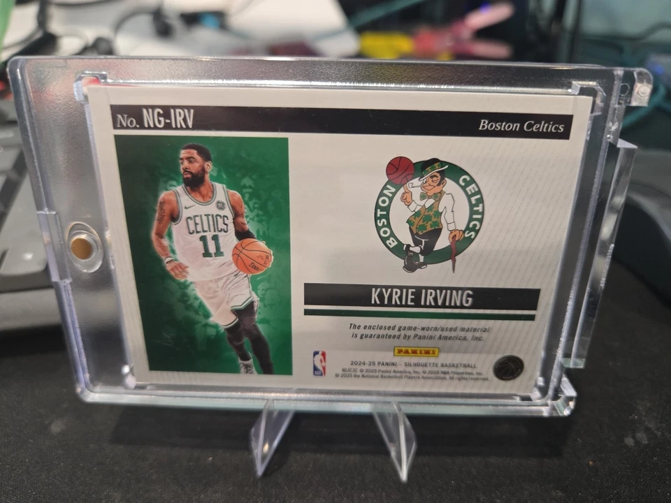 2024-25 Panini Silhouette NBA Gear Kyrie Irving Game Worn Patch /99 #NG-IRV - Imagem 2 de 2