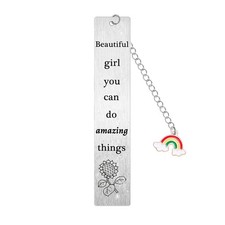 Inspirational Sunflower Bookmark for Girl Daughter Granddaughter Sister