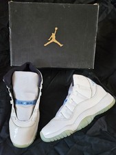 AIR JORDAN 11 RETRO GS LEGEND BLUE COLUMBIA 2024 - 378038-104 - SIZE 5.5Y - EX