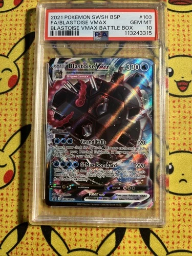 Pokémon Blastoise VMAX SWSH103: Sword & Shield Promo Cards Holo PSA 10