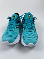 Saucony Ride 15 S10729-26 Women Running Shoes Blue Green Mesh Size 9