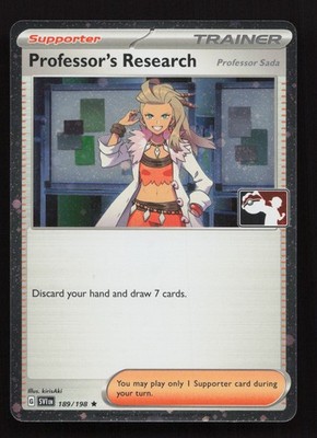 Professor's Research - 189/198 Rare Prize Pack Series Cards NM 2022