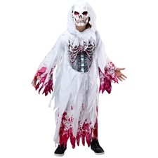 Light-Up Bloody Ghost Halloween Costume for Children, Boy's Size L 10/12 