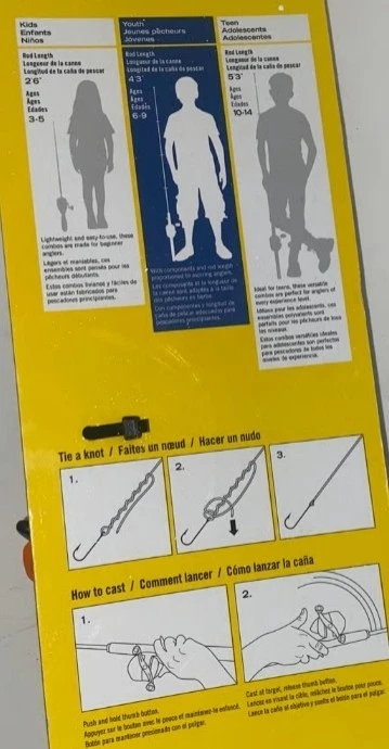 *NEW*Kids Wilder Spincast Reel and Fishing Rod Combo, 4-Foot 3-inch Fishing Pole - Image 3 of 3