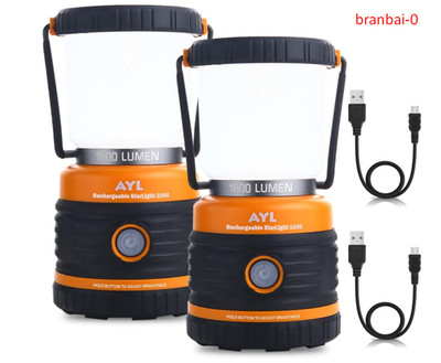 LED Camping Lantern Rechargeable, 1800LM, 4 Light Modes, 4400mAh Power Bank, IP4