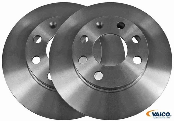 2X Bremsscheibe Vaico V40-40006 2 Bremsscheiben Vorderachse Vorne FüR Opel-image