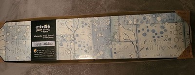 Embellish Your Story Art - 'Blue Collage Magnetic Memo Board' Winter #18933 NEW