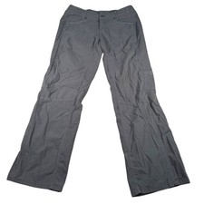 Kuhl Hiking Pant Women 12 REG 34x30 Gray Articulated Knee Straight Utility