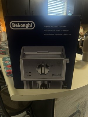 De'Longhi 15 Bar Espresso/Cappuccino Machine Stainless Silver 37oz E.S.E.