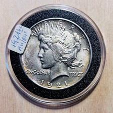 1921 Peace Dollar Silver - High Relief - US United States - Rare First Issue