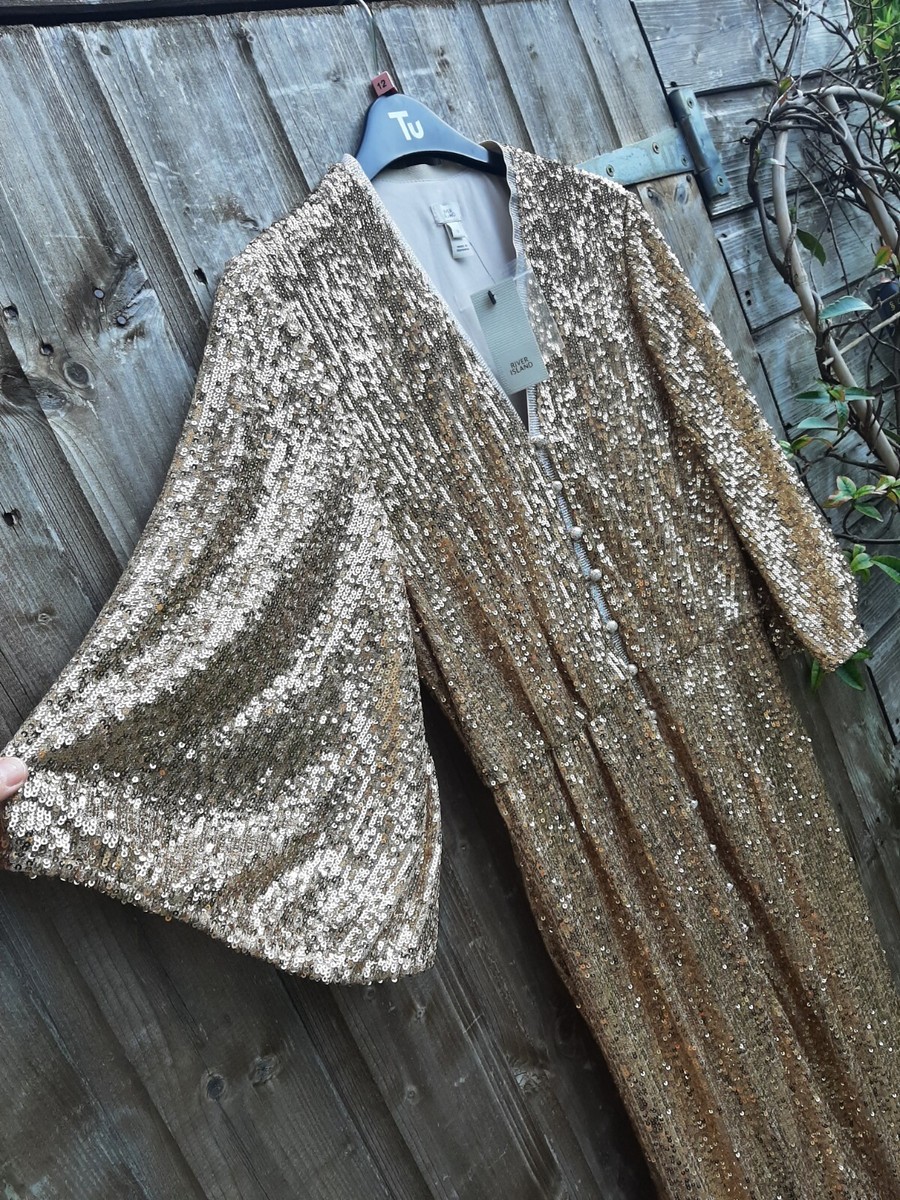 river island sequin kimono dress Gold Sequin River Island Sequin Kimono Dress Top Gold Sequin Kimono Dress Discount