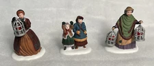 *Retired* Department 56 Heritage Village “ The Bird Seller “ # 5803-3 Set of 3