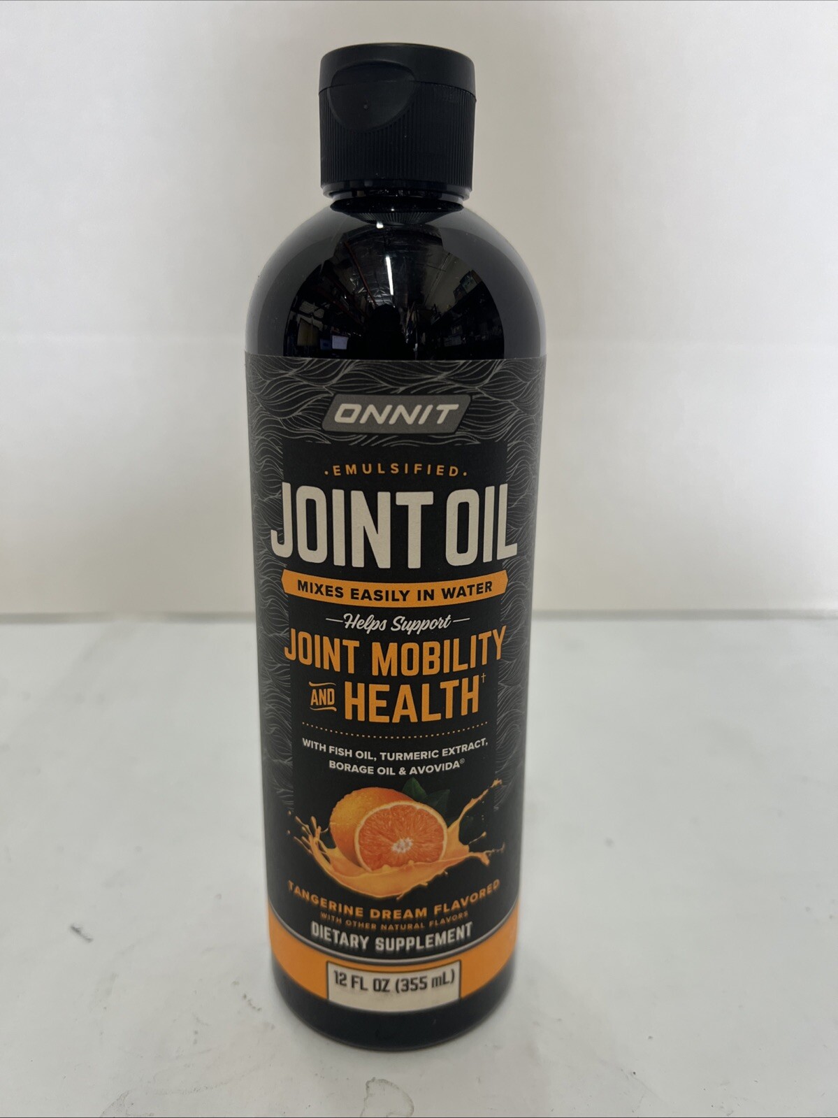 Onnit Joint Oil Tangerine 12oz Supports Joint Health Mobility EXP 03/25