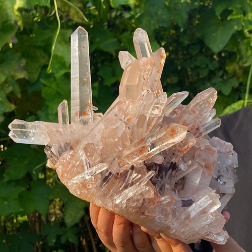 10.44LB A+++Large Natural white Crystal Himalayan quartz cluster /mineralsls - 第 6/13 張圖片