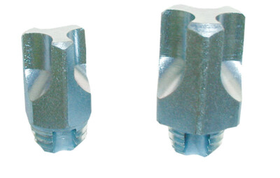 Franks selbstschneidende Gewindestollen H-Stollen 22 mm, M 10  4 Stück  self-cut