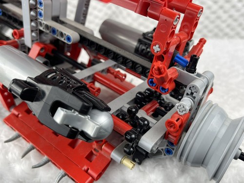 LEGO Bionicle Axalara T9 8943 Vehicle "Incomplete" Set Building Toys Red Gray - Picture 10 of 20
